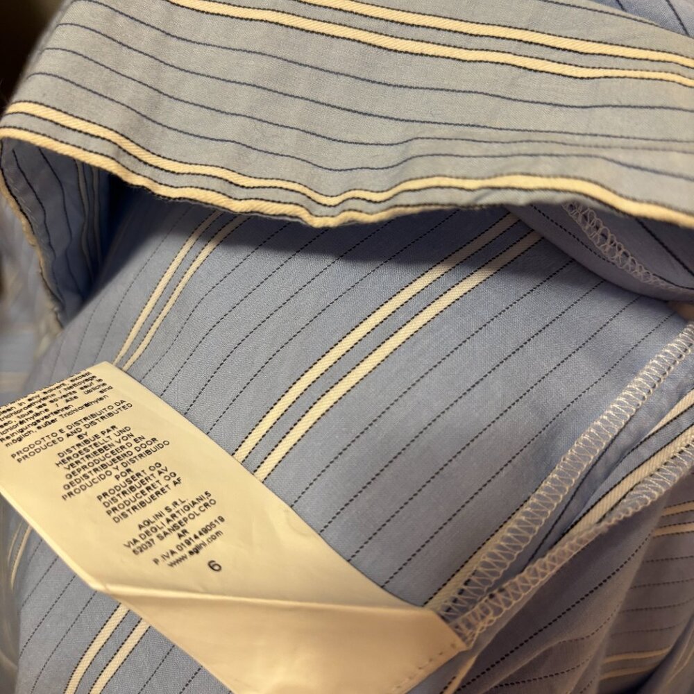 AGLINI PINSTRIPE DRESS - Picture 8 of 8